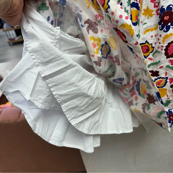 Mini Boden Tropical Retreat linen blend dress NWT - Picture 3 of 8